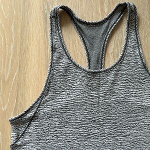 lululemon Long Distance Racerback Tank Pebble Jacquard Sz6